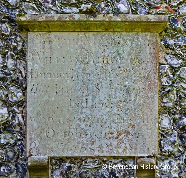 Plaque for William Ridge