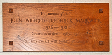 John Wilfred Frederick Markwick