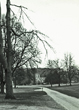 1973 view of Stanmer Church up drive to village
