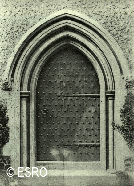 All Saints SW doorway
