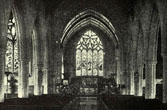All Saints Church interior view c1915