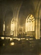 All Saints Church interior view c1950