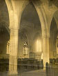 All Saints Church interior view c1950