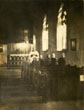 All Saints Church interior view c1950