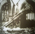 Demolition of All Saints Church in April 1957