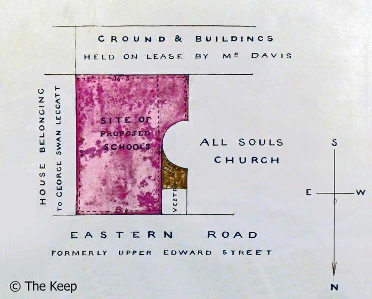 Land to be developed as a school