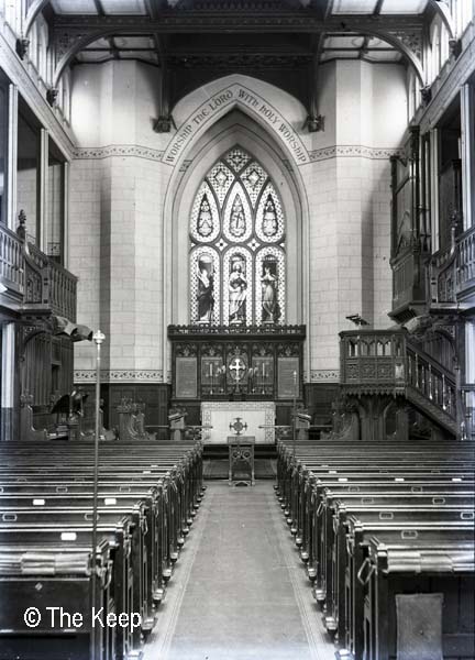 Interior towards the Sanctuary c1925