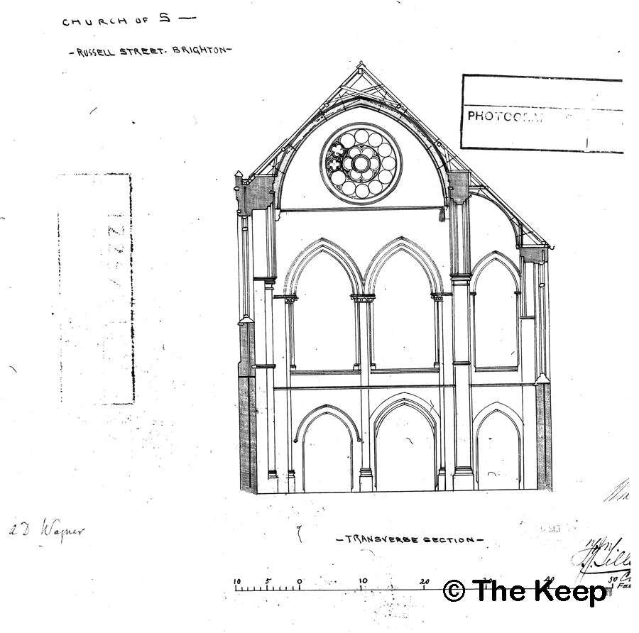 End Elevation Holy Resurrection Church 21 August 1874
