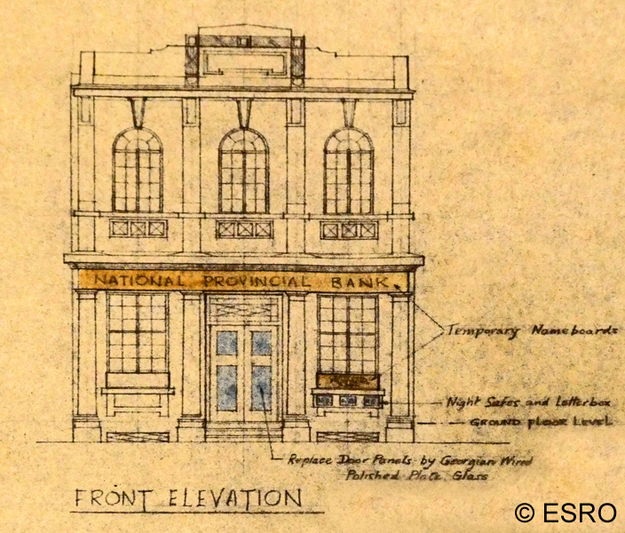 Front Elevation Robertson Hall 1953