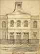 Holy Trinity Chapel original portico and tower c1850