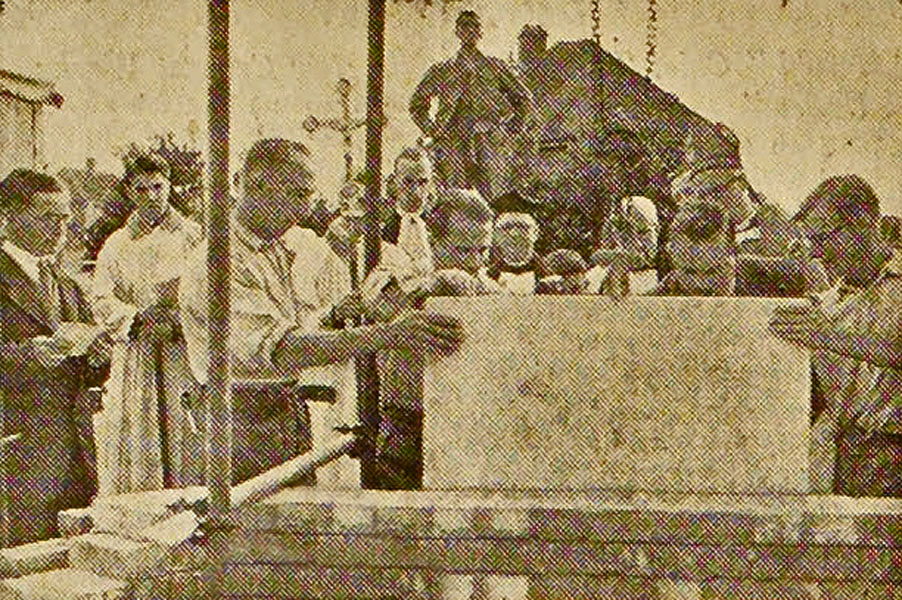Foundation Stone New St Cuthmans Church