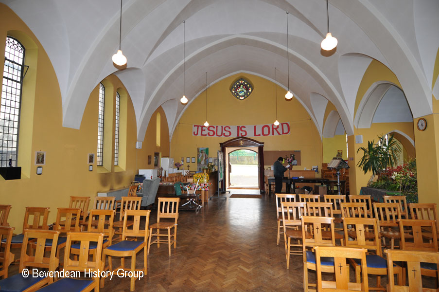 St Cuthman’s Church towards main entrance Feb 2011