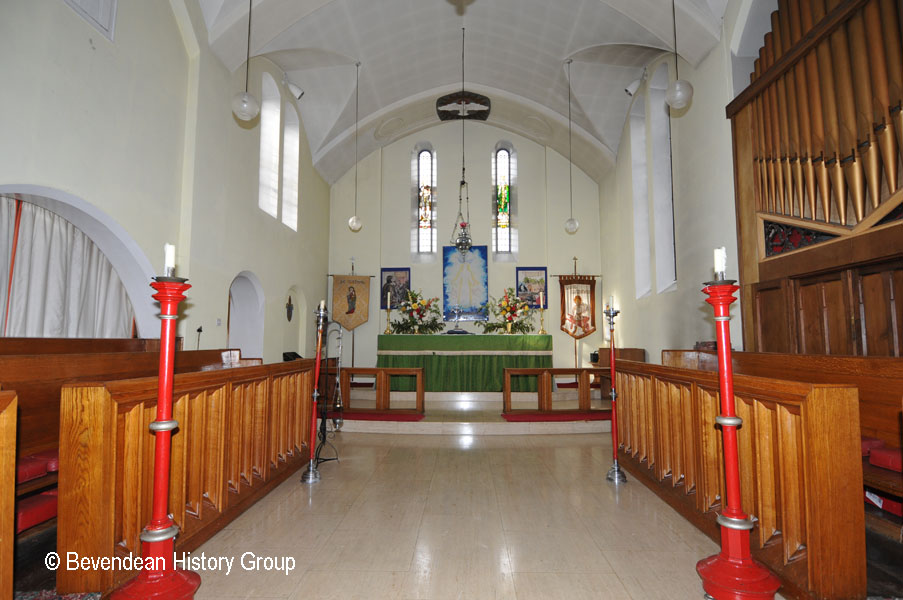 St Cuthman’s Church view of choir and altar Feb 2011