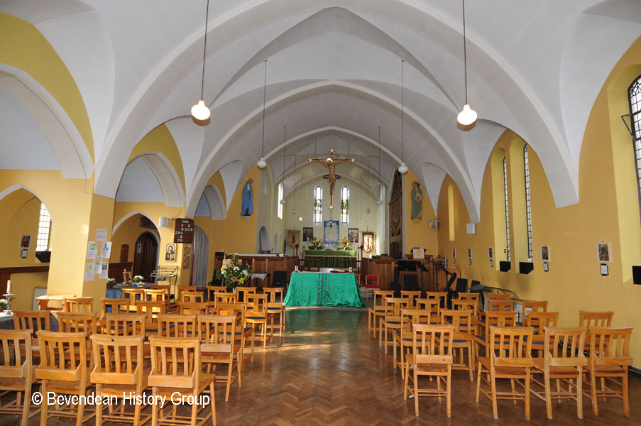 St Cuthman’s Church view towards the Sanctuary Feb 2011