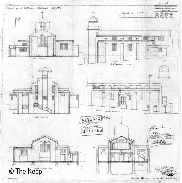 St Cuthmans Church Plan approved 24 June 1937