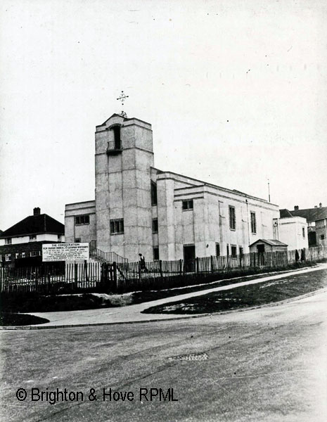 St Cuthmans Church in Lintott Avenue c1938