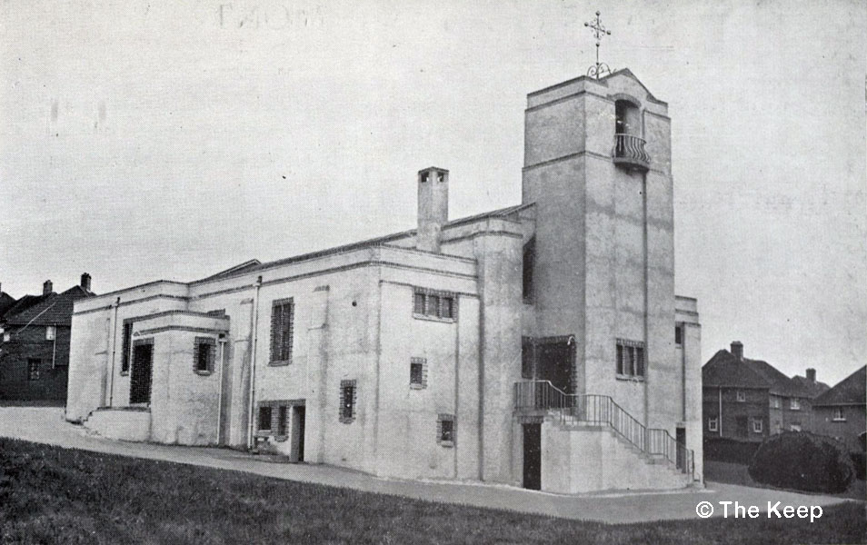 St Cuthmans Church exterior view