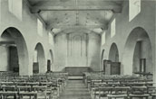 St Cuthman's Church towards the Sanctuary c1938