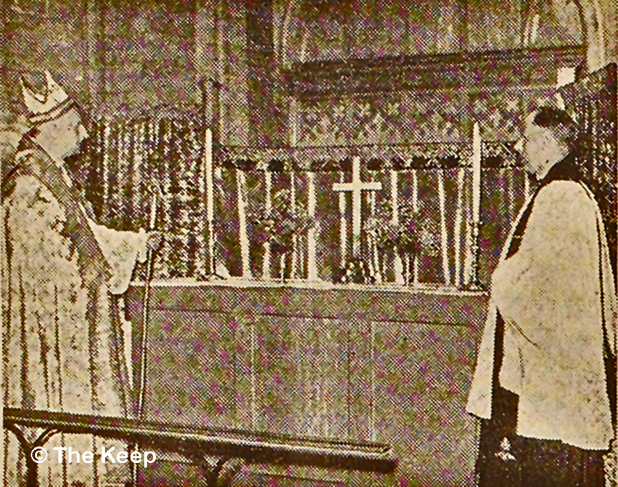 Dedication of St James Church War Memorial