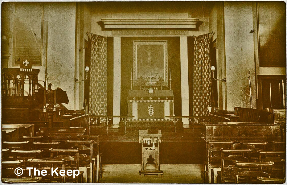 ACC13739/83 St John the Evangelist interior c1910