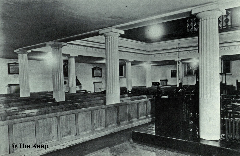 St John Church Gallery on 3 sides c1950