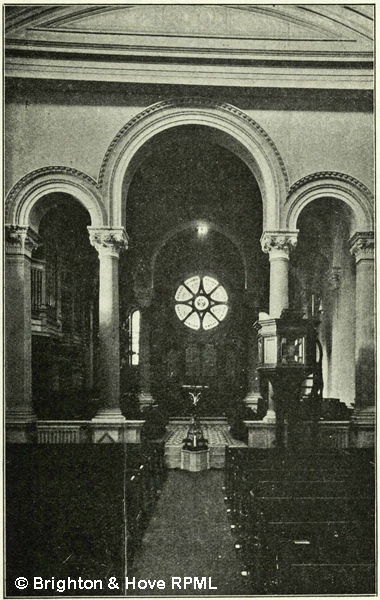 St Margaret's Church towards the Altar c1915