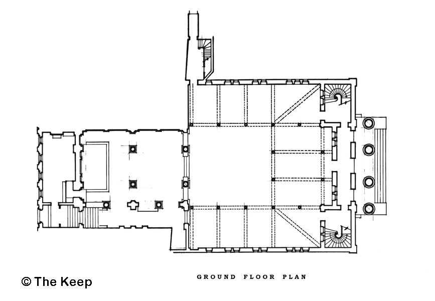 Ground Floor plan of St Margaret's Church