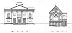 St Margaret's Church - East and West Elevations