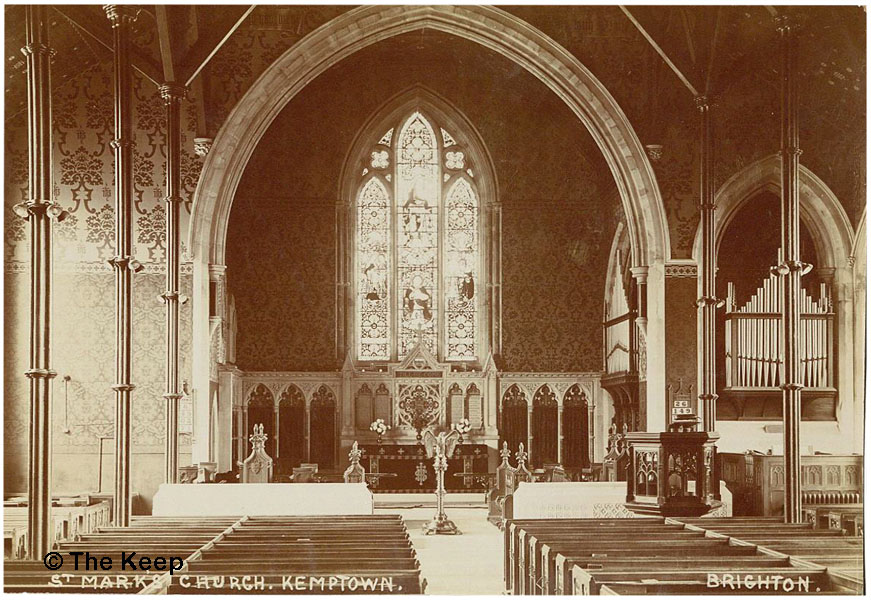Interior St Mark's Church c1910