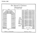 St Mark's Church seating plan c1890