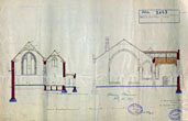 Plan St Mark's Church 1891 showing proposed additions