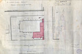 Plan St Mark's Church 1891 showing proposed additions