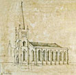Drawing of St Mark's Church c1849