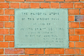 Bute Street Mission Hall Memorial Stone dated 25 July 1892