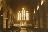 1922 St Matthew's Church newly installed Reredos from St Peter's in Brighton