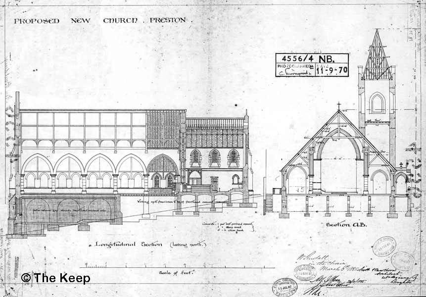 Section Plans St Saviours Church