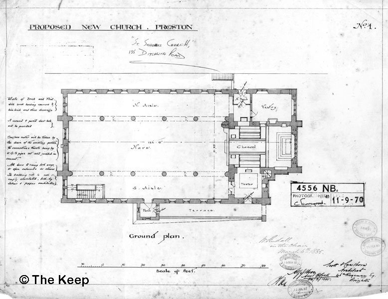 Ground Plan St Saviours Church
