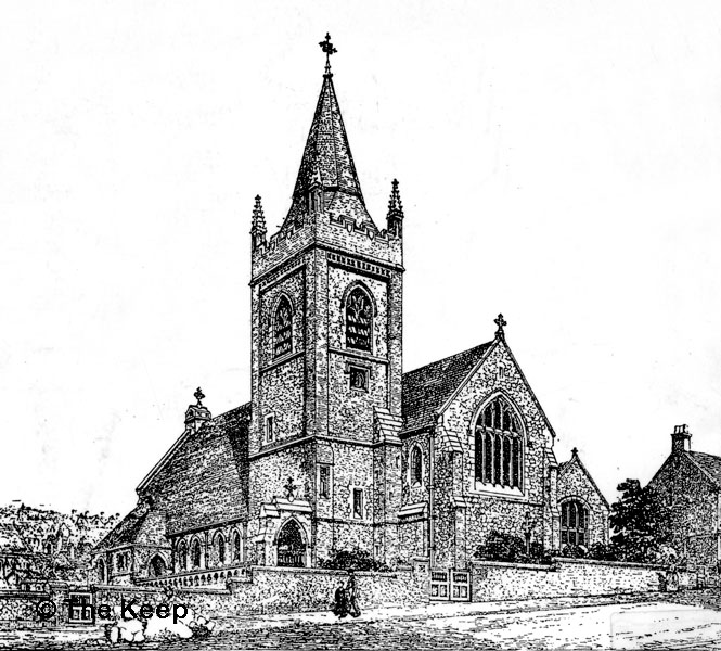 St Saviours Church as planned