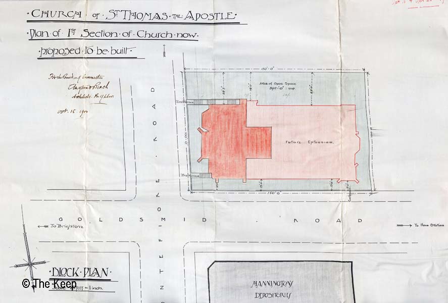 St Thomas block plan DO/C/6/2096