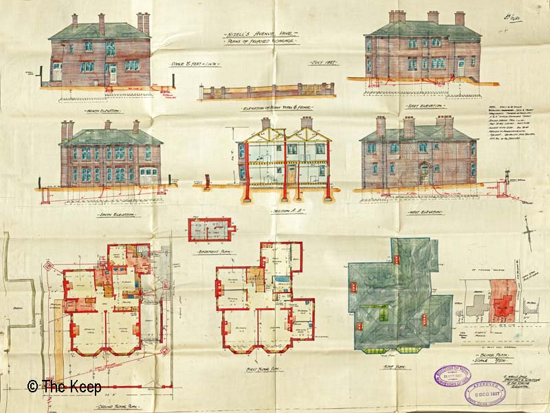 Plan of St THomas Vicarage Ref DO/C/6/6480