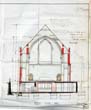 St Thomas plans for the completion of the church dated 1906