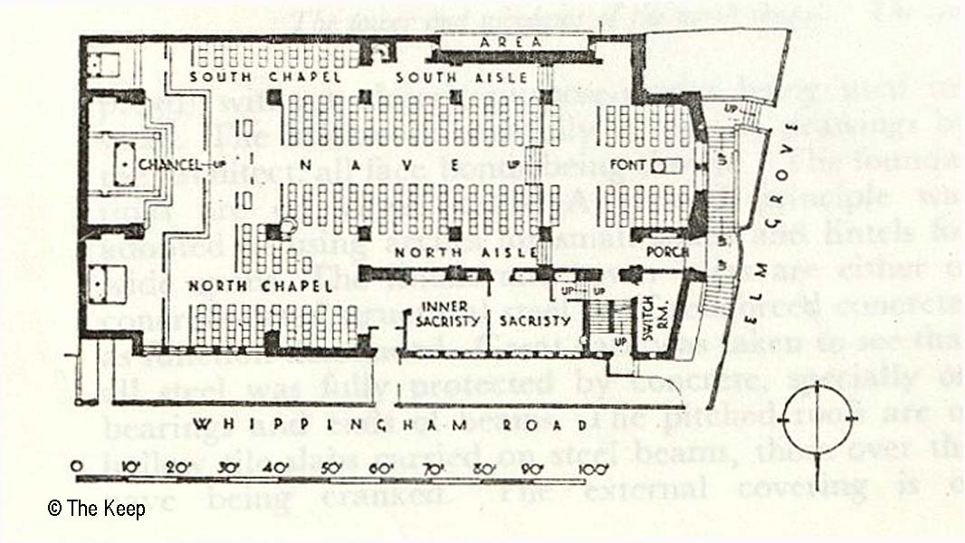 Plan of St Wilfrids Church