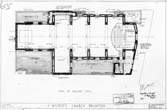 Gallery plan for new St Wildrid's Church dated November 1932