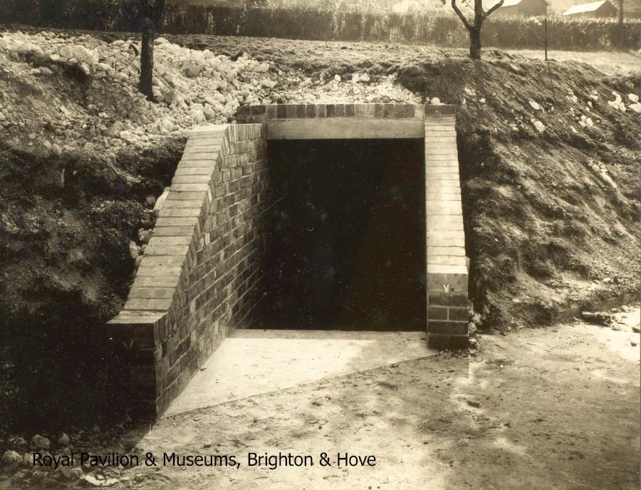 Moulsecoomb School Trench Shelter Entrance