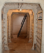 Inside the A.R.P. Shelter at Downs School