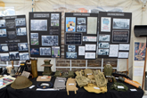 World War 2 display at Downs School