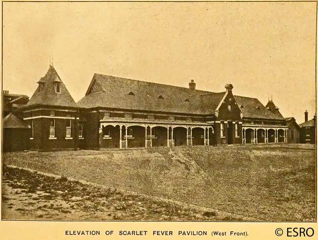 Scarlet Fever Pavilion in 1898