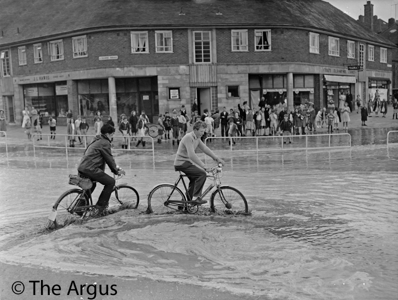 23 July 1958 Bevendean Flood from The Argus
