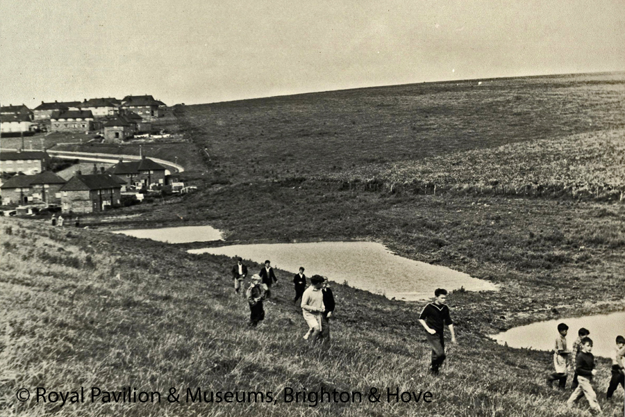 28 August 1958 Water behind the dams after a storm