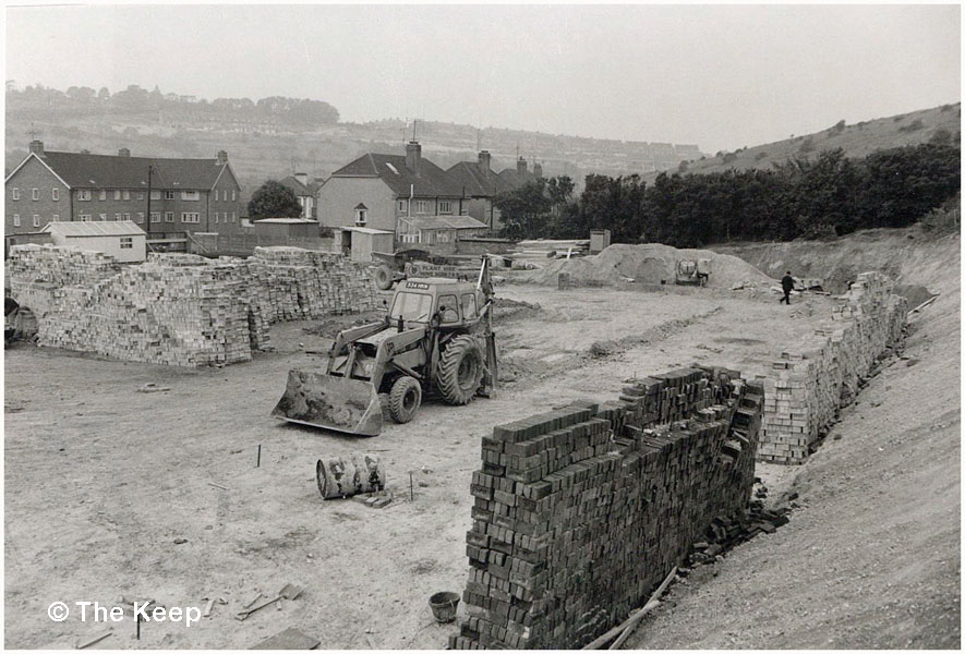 A photograph of the site dated on 3 October 1962